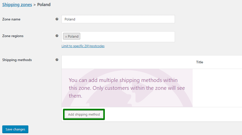 Add shipping method to offer progressively increasing weight based shipping 