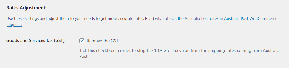 australia post live rates adjustments
