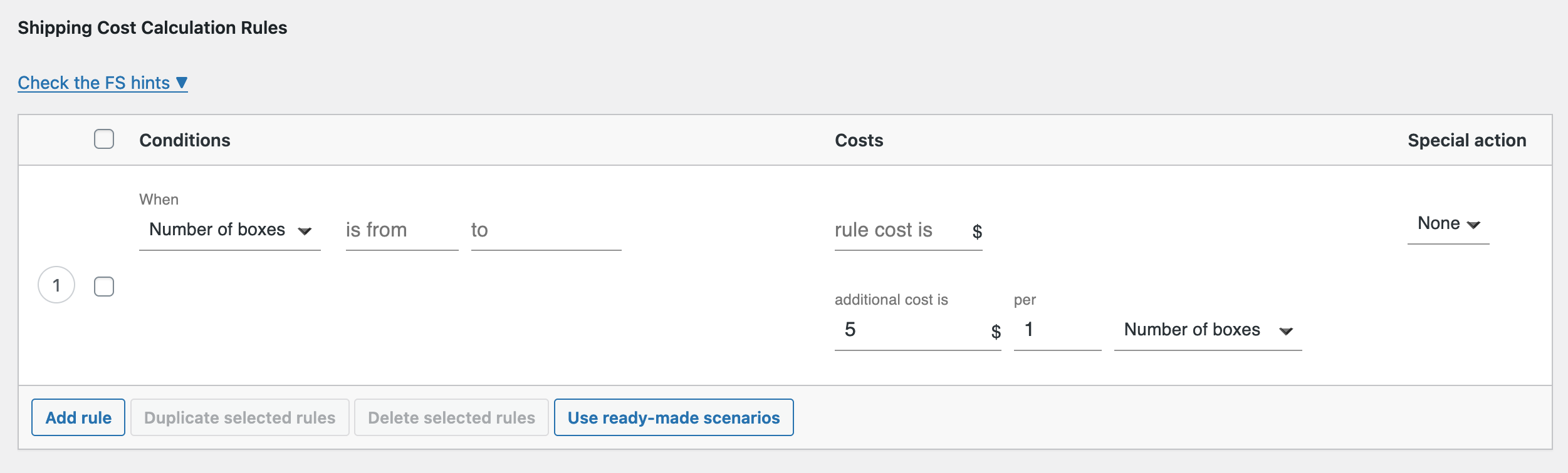 How to set WooCommerce Shipping Rates Based on Boxes