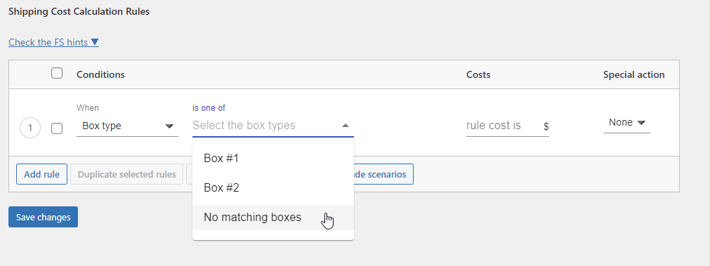 How to set WooCommerce Shipping Rates Based on Boxes