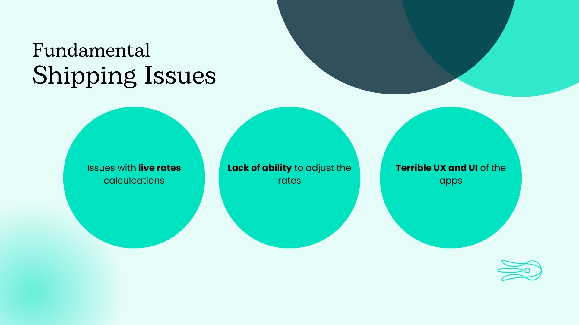 Fundamental shipping issues