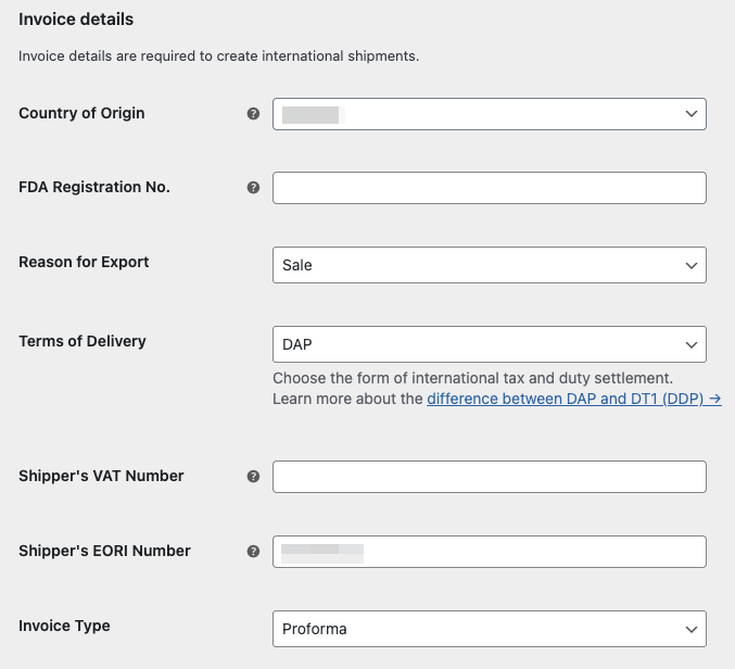 Flexible Shipping: DPD UK invoice details