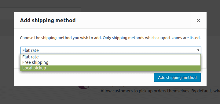 There's no 'shipping calculator' option
