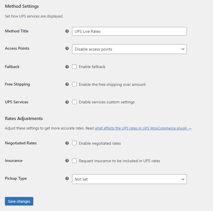 WooCommerce UPS shipping calculator - live cost calculations (free!)