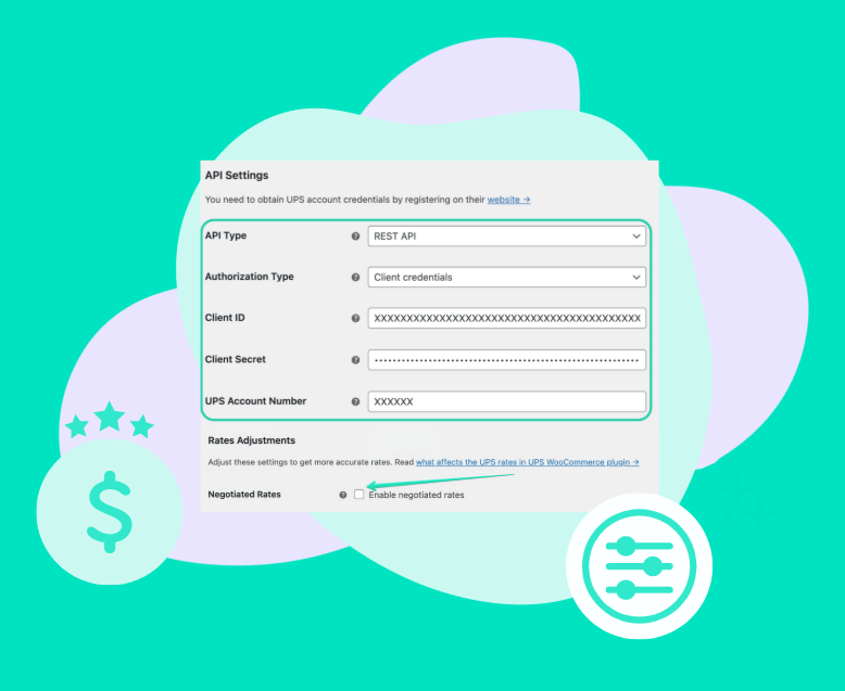 Display accurate rates