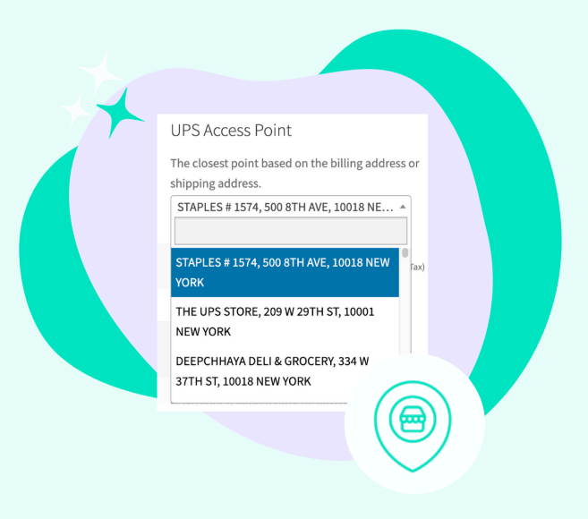 Offer delivery to UPS Access Points