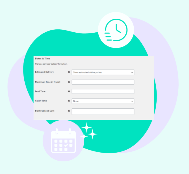 Show estimated delivery date