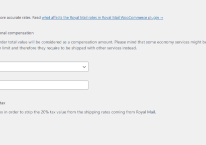 Royal Mail Live Rates Woocommerce Rates Adjustments Fixed Value
