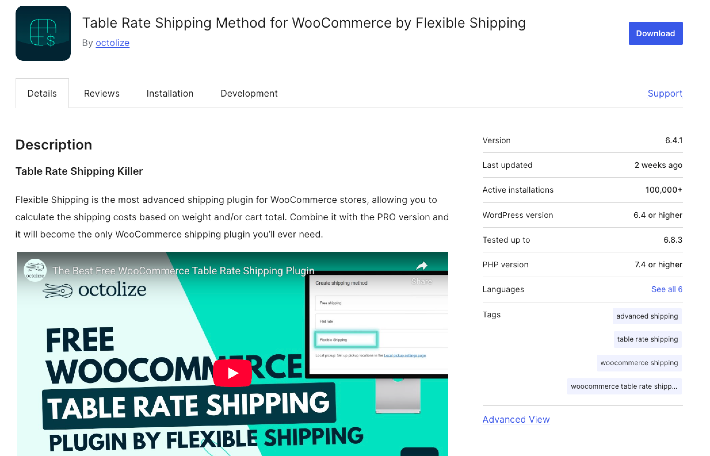 Flexible Shipping Free repo