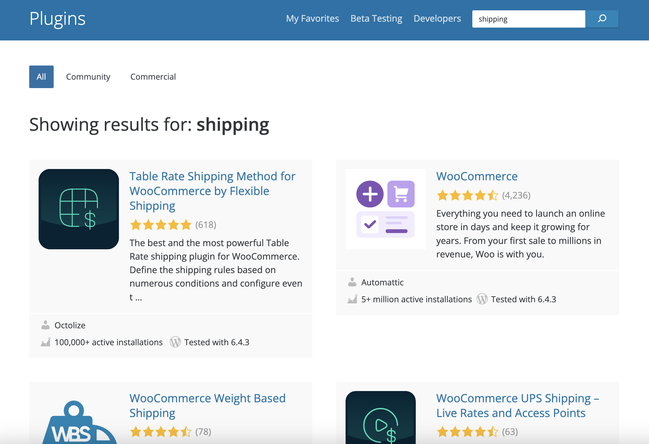 free woocommerce shipping plugins repository