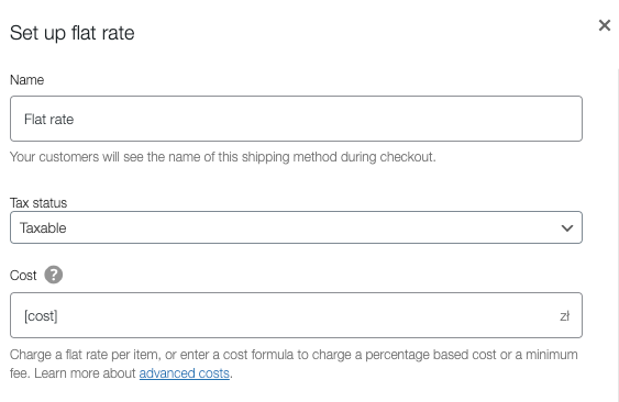 shipping cost same as cart subtotal