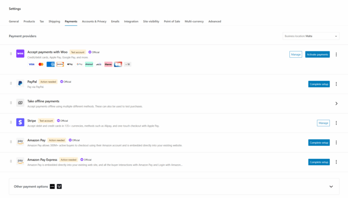 WooCommerce Payment Gateways