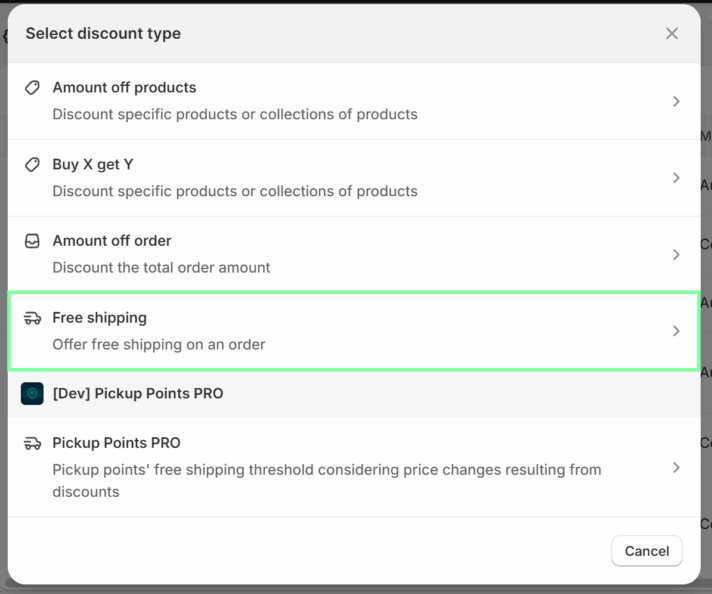 Shopify shipping discount