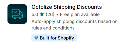 Shopify Shipping Discounts Octolize