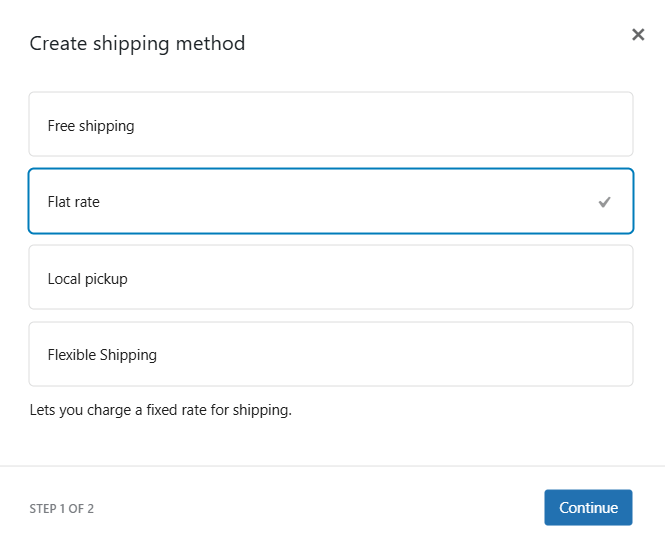 WooCommerce Add Flat Rate