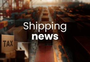 Image with caption "Shipping news"