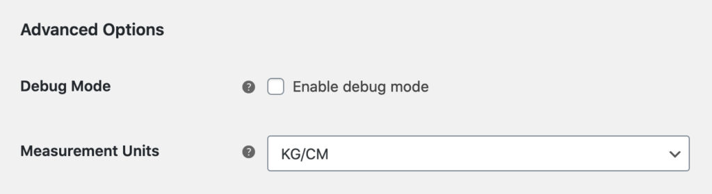 Dhl Express General Settings Advanced Options