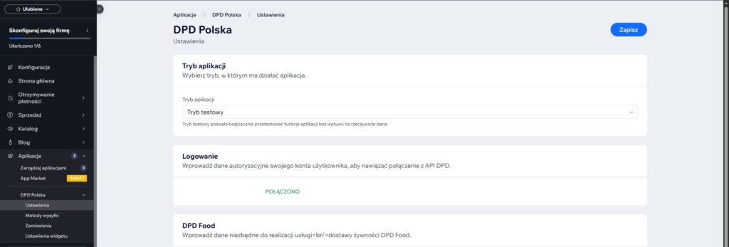 Dpd Polska Ustawienia Aplikacji