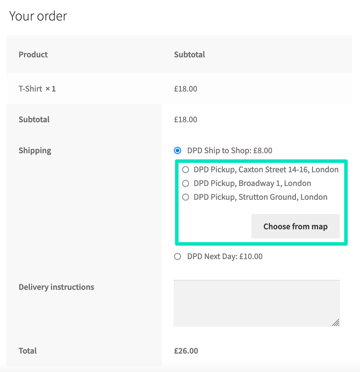 Pickup Points Pro Configuration