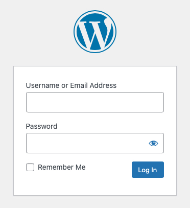 Log In To Wordpress