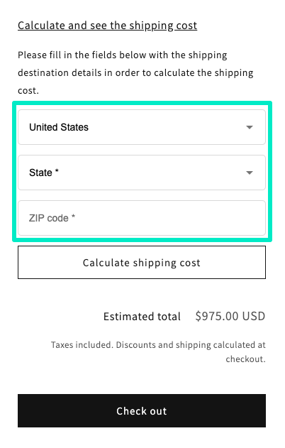 Octolize Shipping Rates Calculator Cart Display Shipping Address Fields Limited Region Required