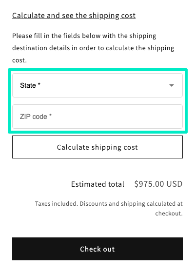 Octolize Shipping Rates Calculator Cart Hidden Country Field Region Required