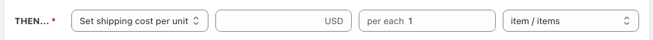 Shipping Rates Rules & Shipping Zones Shopify App: Set shipping cost per unit