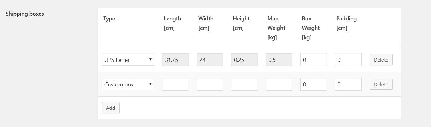 UPS - UPS Live Rates shipping method configuration