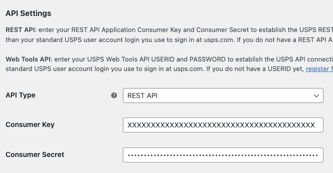 Usps Rest Credentials